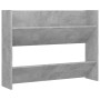Zapatero de pared madera contrachapada gris hormigón 80x18x60cm en Zapateros y organizadores de calzado | Comprar online en Foru