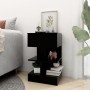 Mesita de noche madera contrachapada negro 40x35x65 cm de vidaXL, Mesitas de noche - Ref: Foro24-808650, Precio: 41,72 €, Des...