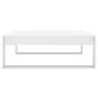 Mesa de centro madera contrachapada blanco 100x100x35 cm de vidaXL, Mesas de centro - Ref: Foro24-808630, Precio: 64,32 €, De...