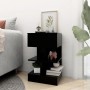 Mesitas de noche 2 unidades negro 40x35x50 cm de vidaXL, Mesitas de noche - Ref: Foro24-808651, Precio: 86,79 €, Descuento: %