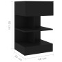 Mesitas de noche 2 unidades negro 40x35x50 cm de vidaXL, Mesitas de noche - Ref: Foro24-808651, Precio: 86,79 €, Descuento: %