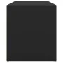 Banco de pasillo de madera de ingeniería negro 80x40x45 cm de vidaXL, Bancos para recibidores y almacenamiento - Ref: Foro24-...
