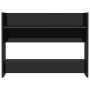 Zapateros de pared 2 uds contrachapada negro brillo 80x18x60 cm en Zapateros y organizadores de calzado | Comprar online en Foru