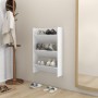 Zapatero de pared madera contrachapada blanco 60x18x90 cm en Zapateros y organizadores de calzado | Comprar online en Foru.es