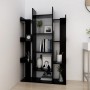 Librería de madera contrachapada negro 86x25,5x140 cm de vidaXL, Librerías y estanterías - Ref: Foro24-808901, Precio: 76,86 ...