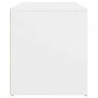 Banco de pasillo de madera de ingeniería blanco 80x40x45 cm de vidaXL, Bancos para recibidores y almacenamiento - Ref: Foro24...