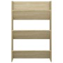 Zapatero de pared madera contrachapada roble Sonoma 60x18x90 cm en Zapateros y organizadores de calzado | Comprar online en Foru