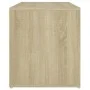 Banco pasillo madera de ingeniería roble Sonoma 80x40x45 cm de vidaXL, Bancos para recibidores y almacenamiento - Ref: Foro24...