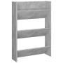 Zapateros de pared 2 uds contrachapada gris hormigón 60x18x90cm en Zapateros y organizadores de calzado | Comprar online en Foru