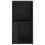 Mueble de esquina madera contrachapada negro 33x33x67 cm de vidaXL, Taquillas y armarios de almacenamiento - Ref: Foro24-8090...