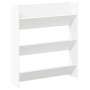 Zapatero de pared madera contrachapada blanco 80x18x90 cm en Zapateros y organizadores de calzado | Comprar online en Foru.es