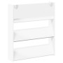 Zapatero de pared madera contrachapada blanco 80x18x90 cm en Zapateros y organizadores de calzado | Comprar online en Foru.es
