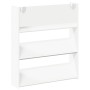 Zapateros de pared 2 uds madera contrachapada blanco 80x18x90cm en Zapateros y organizadores de calzado | Comprar online en Foru