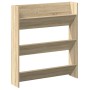 Zapatero de pared madera contrachapada roble Sonoma 80x18x90 cm en Zapateros y organizadores de calzado | Comprar online en Foru