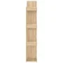 Estantería de madera de ingeniería roble Sonoma 48x25,5x140 cm de vidaXL, Librerías y estanterías - Ref: Foro24-808912, Preci...
