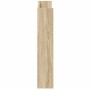 Zapatero de pared madera contrachapada roble Sonoma 80x18x90 cm en Zapateros y organizadores de calzado | Comprar online en Foru