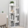 Estantería de madera de ingeniería blanco 48x25,5x140 cm de vidaXL, Librerías y estanterías - Ref: Foro24-808909, Precio: 51,...