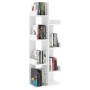 Estantería de madera de ingeniería blanco 48x25,5x140 cm de vidaXL, Librerías y estanterías - Ref: Foro24-808909, Precio: 51,...