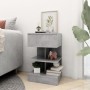 Mesitas de noche 2 uds gris hormigón 40x35x70 cm de vidaXL, Mesitas de noche - Ref: Foro24-808657, Precio: 70,82 €, Descuento: %
