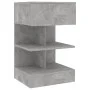 Mesitas de noche 2 uds gris hormigón 40x35x70 cm de vidaXL, Mesitas de noche - Ref: Foro24-808657, Precio: 70,01 €, Descuento: %