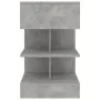 Mesitas de noche 2 uds gris hormigón 40x35x70 cm de vidaXL, Mesitas de noche - Ref: Foro24-808657, Precio: 70,01 €, Descuento: %