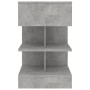 Mesitas de noche 2 uds gris hormigón 40x35x70 cm de vidaXL, Mesitas de noche - Ref: Foro24-808657, Precio: 70,82 €, Descuento: %