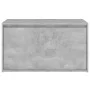 Banco de pasillo madera de ingeniería gris hormigón 80x40x45 cm de vidaXL, Bancos para recibidores y almacenamiento - Ref: Fo...