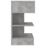 Mesitas de noche 2 uds gris hormigón 40x35x70 cm de vidaXL, Mesitas de noche - Ref: Foro24-808657, Precio: 70,01 €, Descuento: %