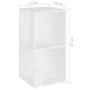 Eckschrank aus weißem Sperrholz, 33 x 33 x 67 cm von vidaXL, Schließfächer und Lagerschränke - Ref: Foro24-809017, Preis: 33,...