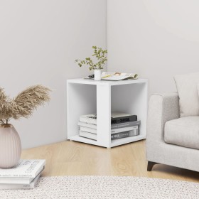 Mesa auxiliar de madera contrachapada blanco 33x33x34,5 cm de vidaXL, Mesas auxiliares - Ref: Foro24-809008, Precio: 24,27 €,...