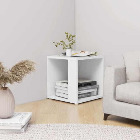 Mesa auxiliar de madera contrachapada blanco 33x33x34,5 cm de vidaXL, Mesas auxiliares - Ref: Foro24-809008, Precio: 24,27 €,...