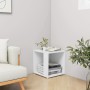 Mesa auxiliar de madera contrachapada blanco 33x33x34,5 cm de vidaXL, Mesas auxiliares - Ref: Foro24-809008, Precio: 24,27 €,...