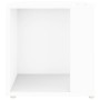 Mesa auxiliar de madera contrachapada blanco 33x33x34,5 cm de vidaXL, Mesas auxiliares - Ref: Foro24-809008, Precio: 24,27 €,...