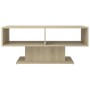 Mesa de centro madera contrachapada color roble 103,5x50x44,5cm en Mesas de centro | Comprar online en Foru.es