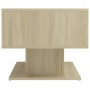 Mesa de centro madera contrachapada color roble 103,5x50x44,5cm en Mesas de centro | Comprar online en Foru.es