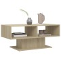 Mesa de centro madera contrachapada color roble 103,5x50x44,5cm en Mesas de centro | Comprar online en Foru.es