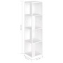 Mueble de esquina madera contrachapada blanco 33x33x132 cm de vidaXL, Taquillas y armarios de almacenamiento - Ref: Foro24-80...