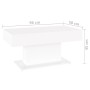 Mesa de centro madera contrachapada blanco 96x50x45 cm en Mesas de centro | Comprar online en Foru.es