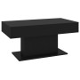 Mesa de centro madera contrachapada negro 96x50x45 cm en Mesas de centro | Comprar online en Foru.es