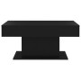 Mesa de centro madera contrachapada negro 96x50x45 cm en Mesas de centro | Comprar online en Foru.es
