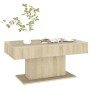 Mesa de centro madera contrachapada roble Sonoma 96x50x45 cm en Mesas de centro | Comprar online en Foru.es