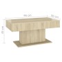Mesa de centro madera contrachapada roble Sonoma 96x50x45 cm en Mesas de centro | Comprar online en Foru.es