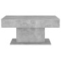 Mesa de centro madera contrachapada gris hormigón 96x50x45 cm en Mesas de centro | Comprar online en Foru.es