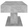 Mesa de centro madera contrachapada gris hormigón 96x50x45 cm en Mesas de centro | Comprar online en Foru.es