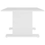 Mesa de centro de madera contrachapada blanco 103,5x60x40 cm en Mesas de centro | Comprar online en Foru.es
