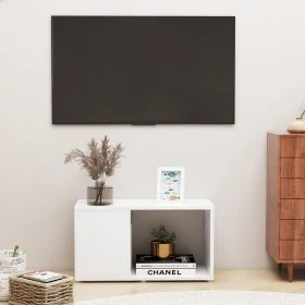 Mueble para TV madera contrachapada blanco 60x24x32 cm de vidaXL, Muebles TV - Ref: Foro24-809053, Precio: 28,81 €, Descuento: %