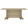 Mesa de centro madera contrachapada roble Sonoma 103,5x60x40 cm en Mesas de centro | Comprar online en Foru.es
