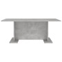 Mesa de centro madera contrachapada gris hormigón 103,5x60x40cm en Mesas de centro | Comprar online en Foru.es