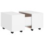 Mesa de centro madera contrachapada blanco 60x60x38 cm en Mesas de centro | Comprar online en Foru.es