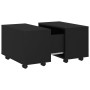 Mesa de centro madera contrachapada negro 60x60x38 cm en Mesas de centro | Comprar online en Foru.es